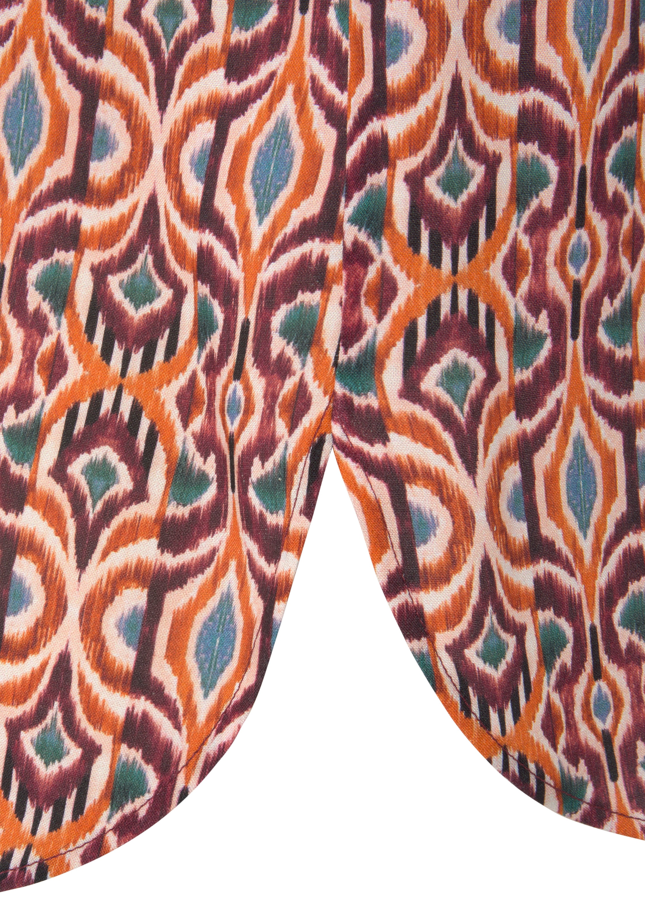 LASCANA Blusentop , mit Ethnoprint und V-Ausschnitt, Blusenshirt, casual
