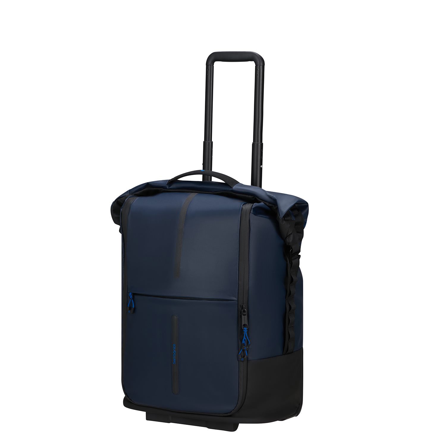 Samsonite Ecodiver Opvouwbare Reistas Duffle Wheels 4-In-1 Blue Nights