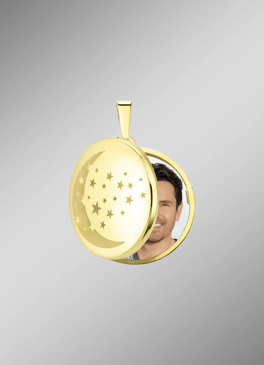 Medaillon zum Öffnen aus Gold
