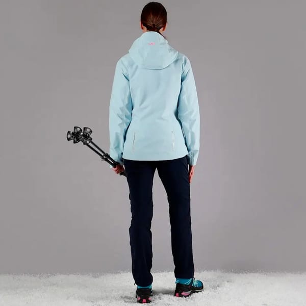 Pantalon trail CMP WOMAN PANT HYBRID B.BLUE EWD FLUO