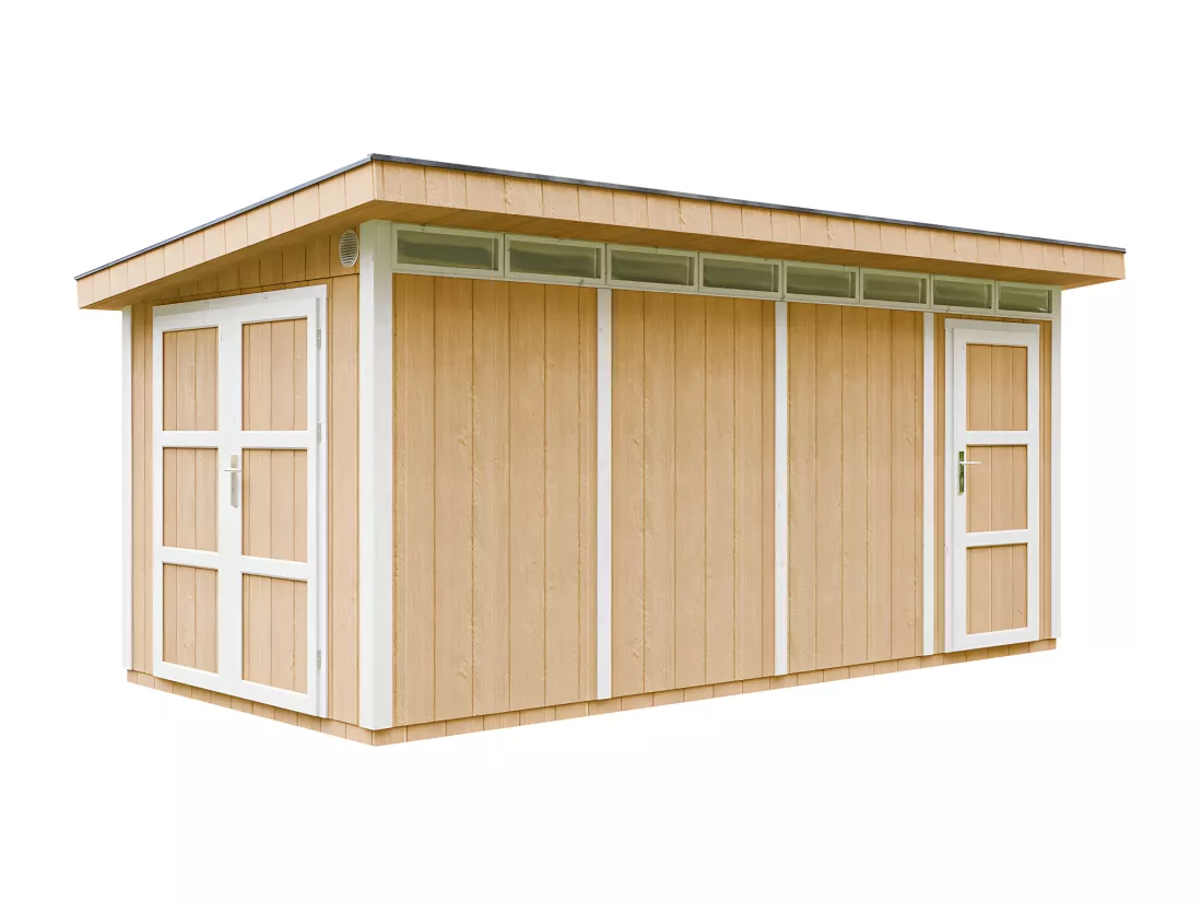 Abri de Jardin Qualité Premium 8.52+2.95 m² - Cabane de Jardin Exterieur Cabane de Jardin Exterieur - Garage Moto Exterieur Timbela M905C - HARVEST HONEY