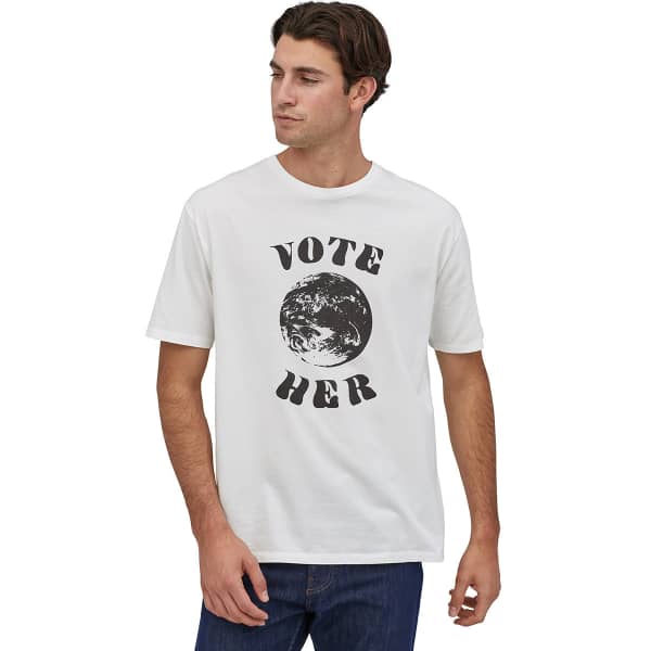 T-shirt PATAGONIA M'S VOTE HER ORGANIC T-SHIRT WHITE
