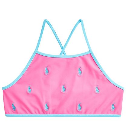 Polo Ralph Lauren Bikini - Pink m. Hellblau