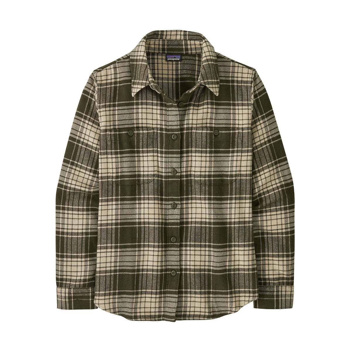 Patagonia Fjord Flannel Skjorte, dame (Cascade Green)