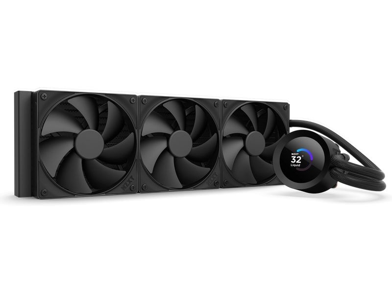 NZXT Wasserkühlung Kraken Plus 360 Schwarz 360 mm AIO-Wasserkühlung