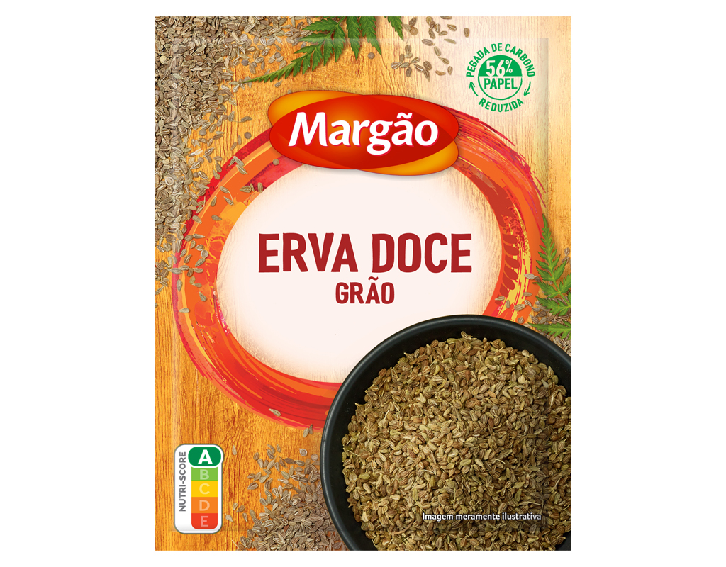 ERVA DOCE MARGÃO GRÃO SAQUETA 35G