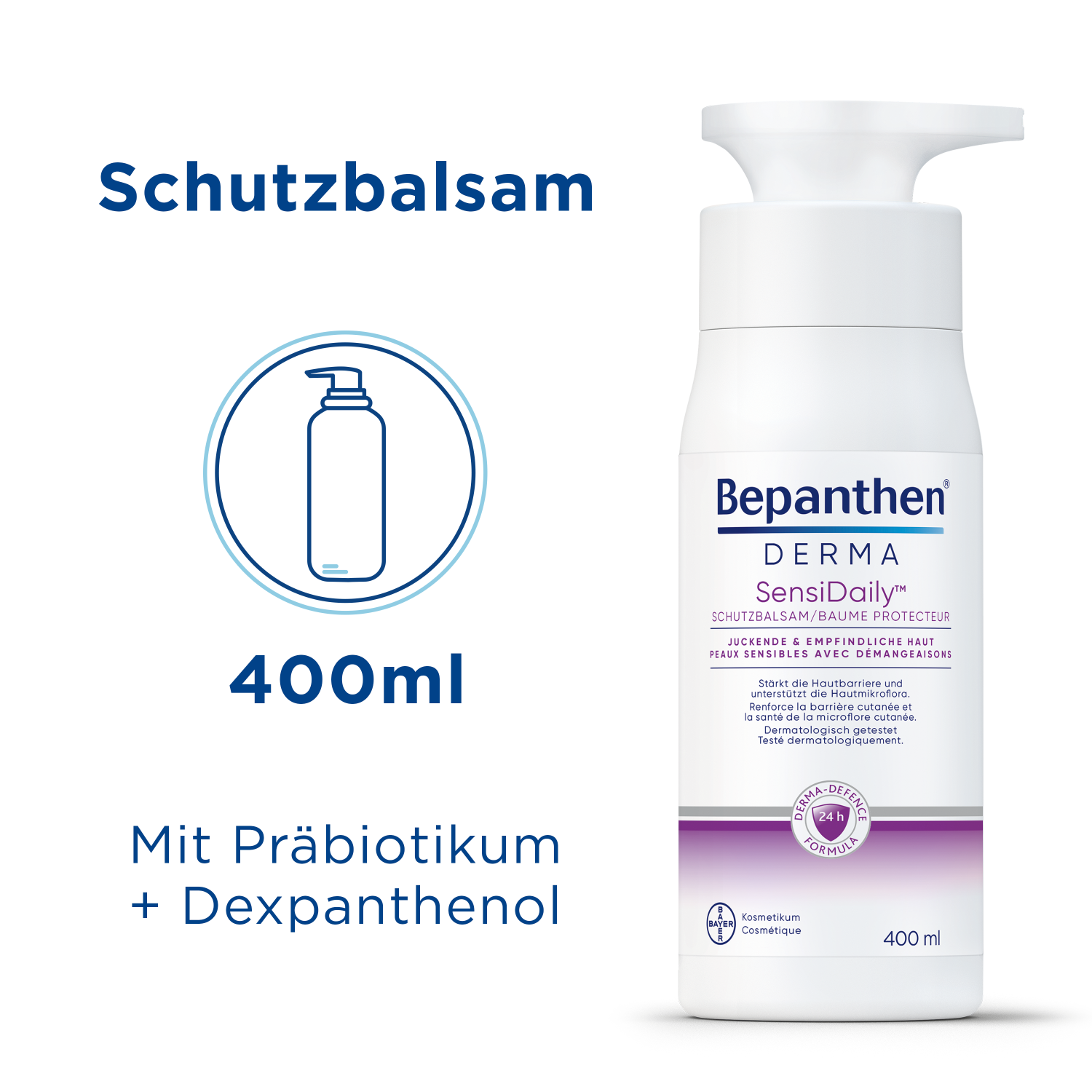 BEPANTHEN DERMA SensiDaily Bals Schutzbalsam Disp 400 ml