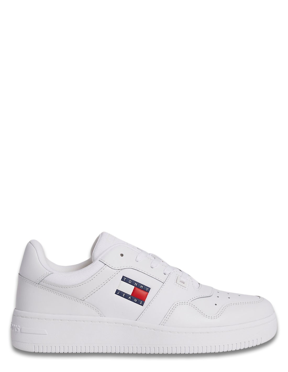 tommy hilfiger Baskets de ville Homme Tjm Retro Basket Ess Cuir Blanc