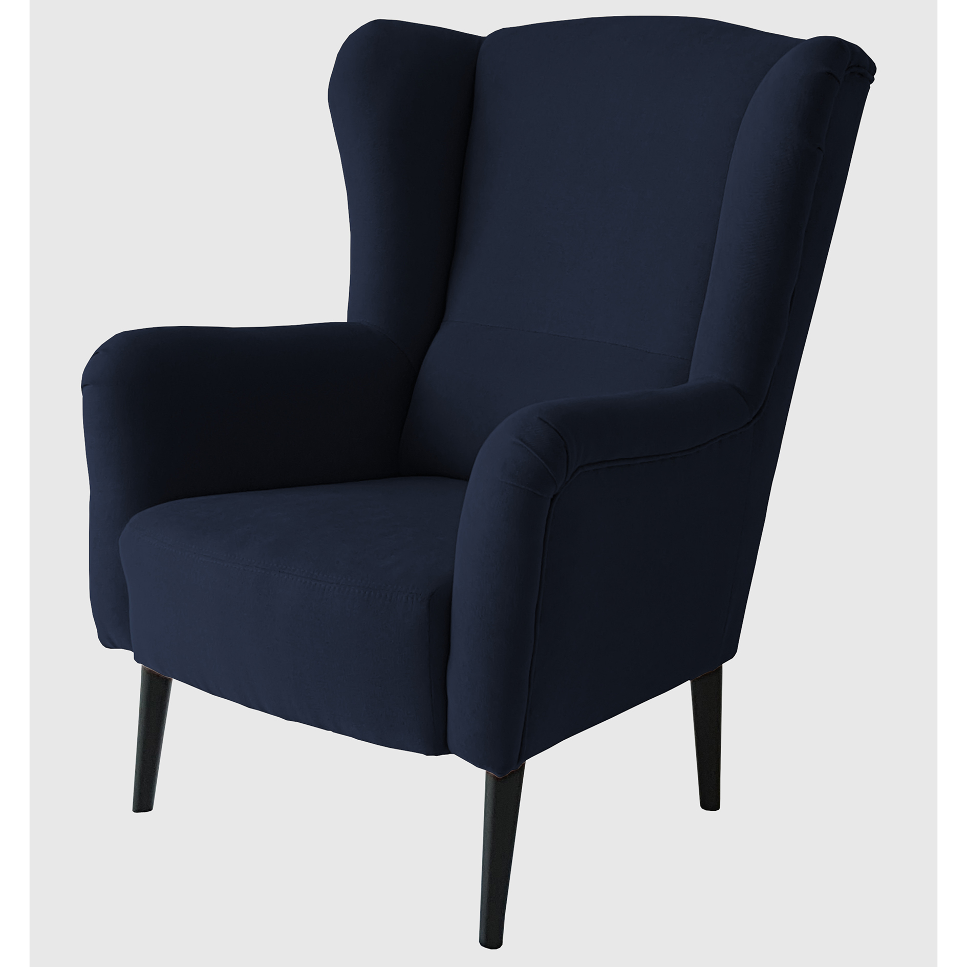 Ohrensessel - deep blue - Wellenfederung - Cord