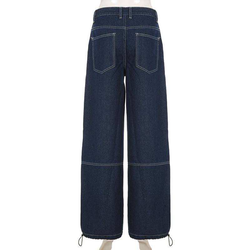 BrickBlack - Lage taille wijde baggy jeans