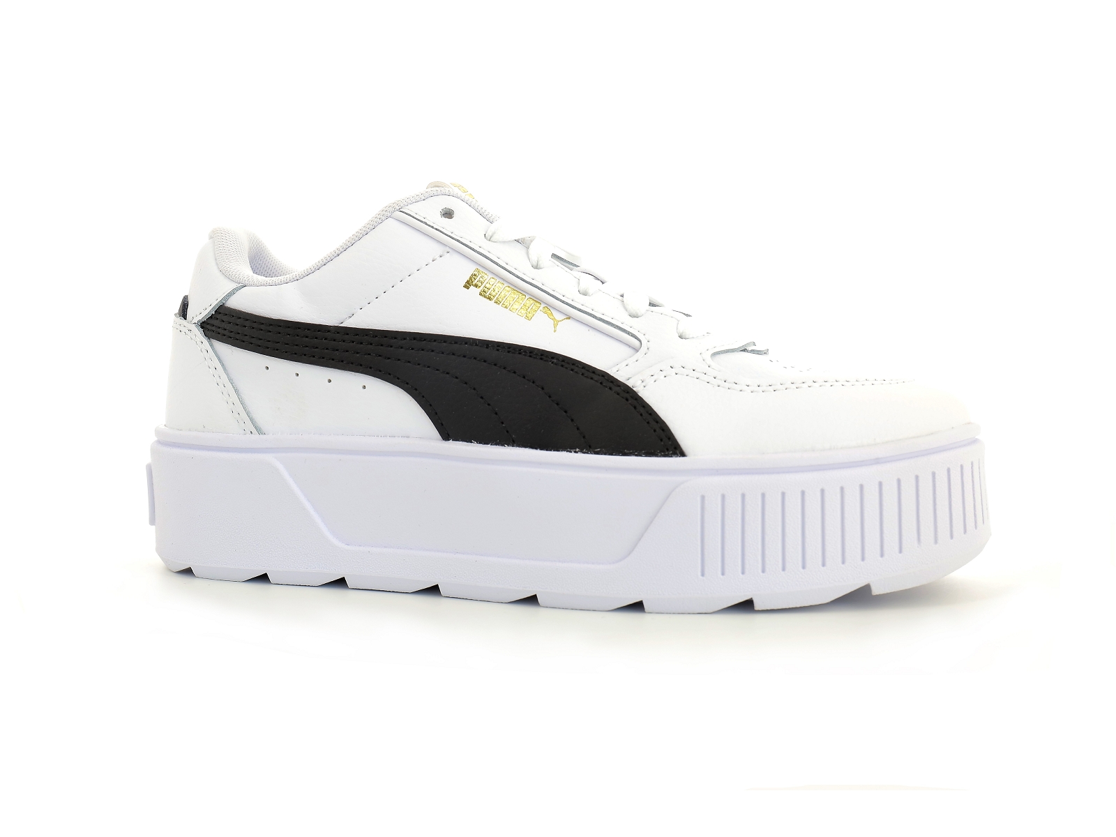 Puma-387212 Matières combinées Blanc Noir