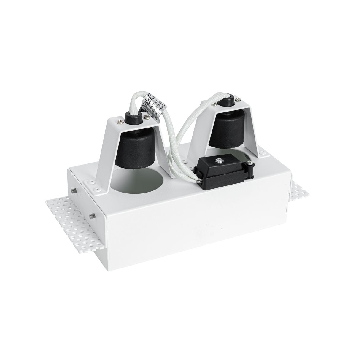 Moderne inbouwspot wit GU10 AR70 trimless 2-lichts - Oneon