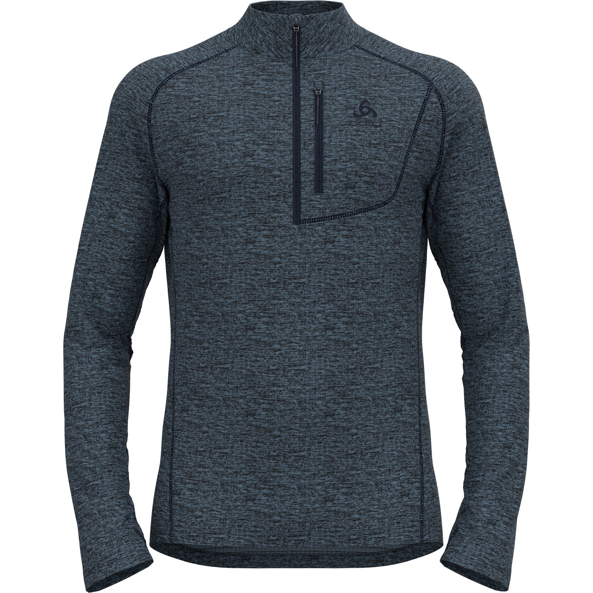 Odlo Tencia 1/2 Zip Midlayer Herren provincial blue melange