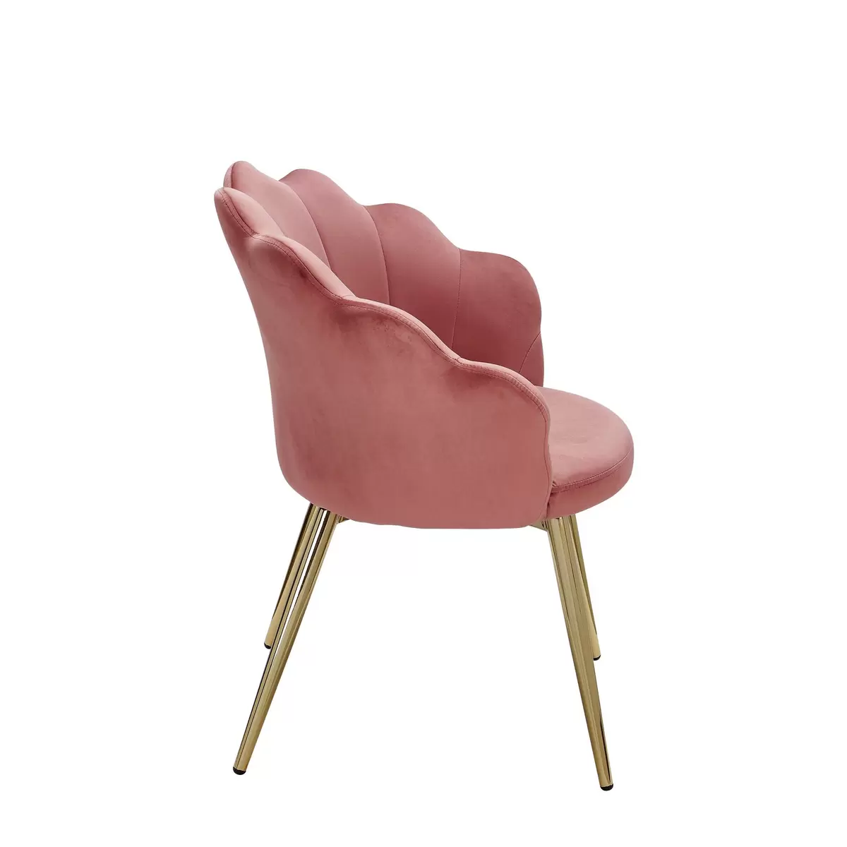 Stuhl Sarria gold,rosa