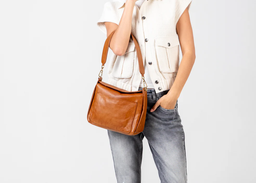Chabo - Lucy Shoulder Bag - Cognac