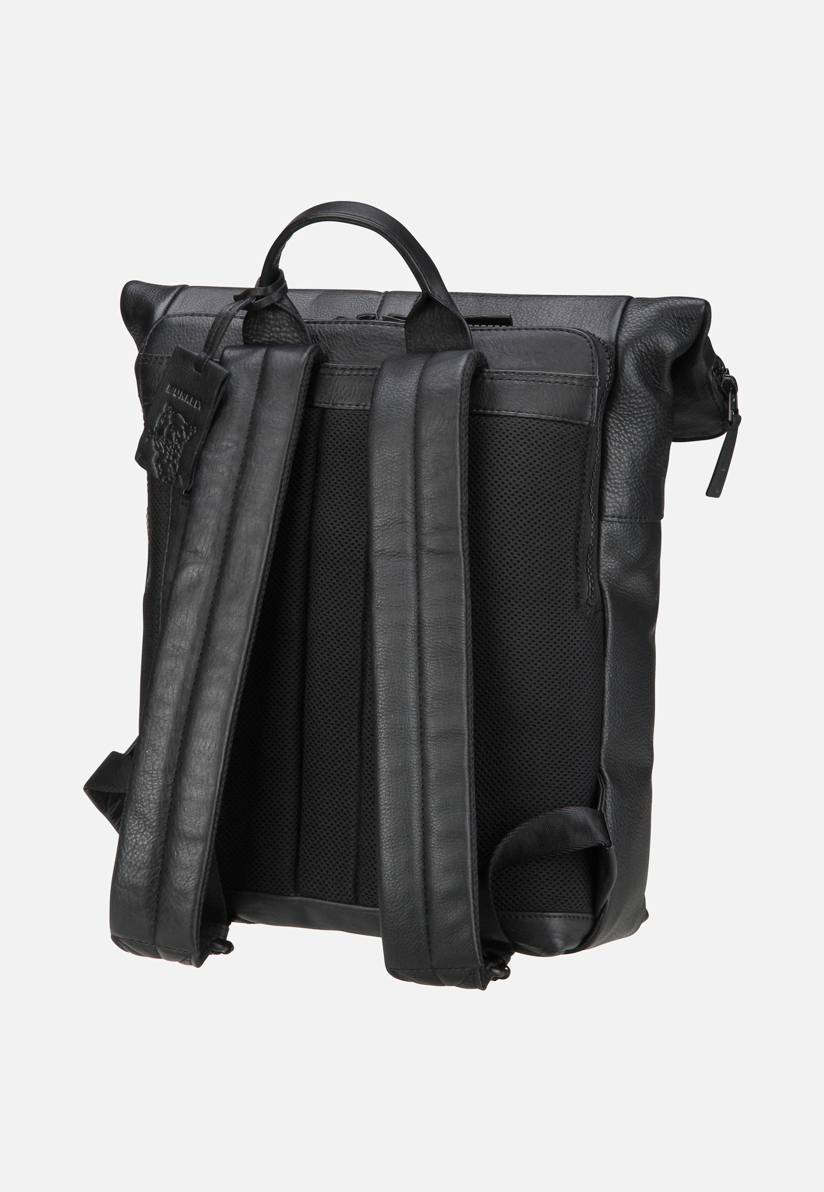 Minimal Mason 1000805 Black - Rolltop Rucksack