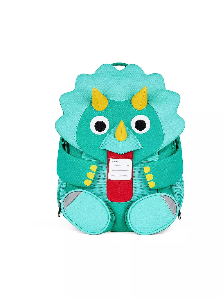 AFFENZAHN Kinder Rucksack Großer Freund -  Dinosaurier türkis