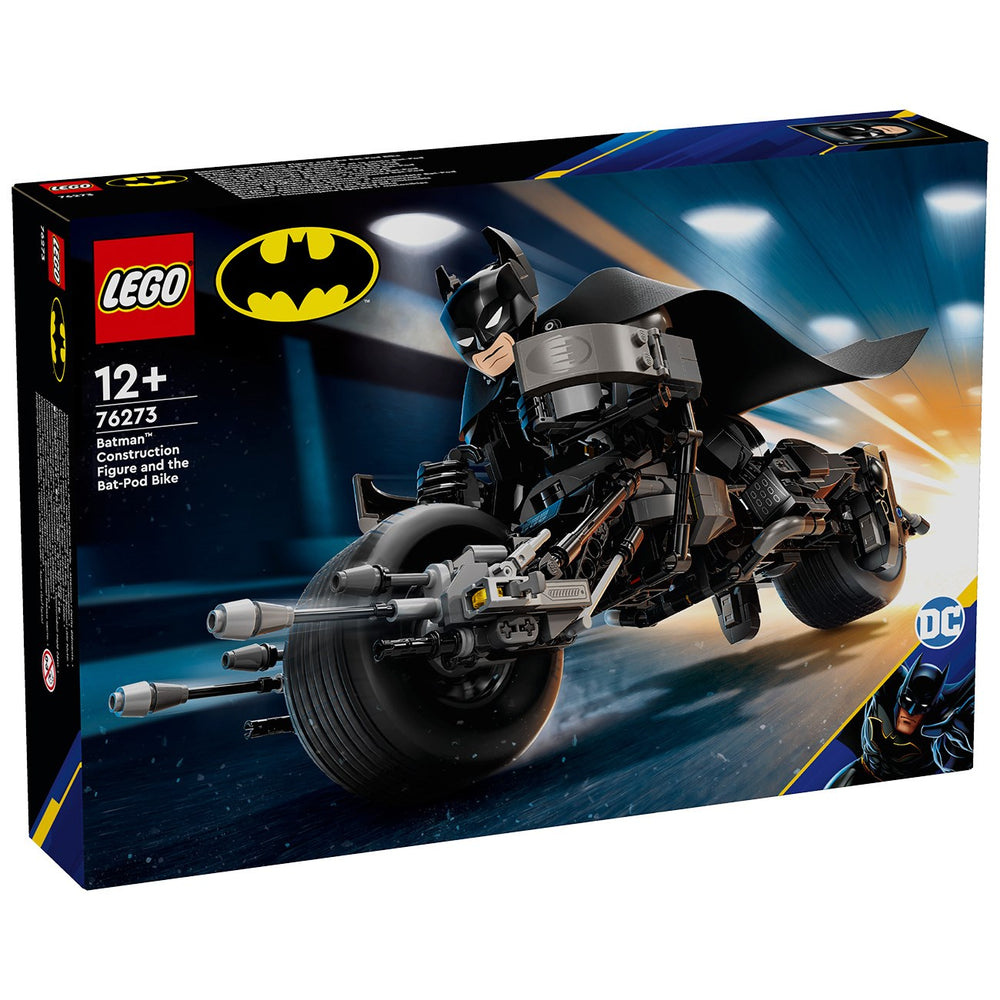 Køb LEGO® Marvel Byg selv-figur af Batman™ og Batpod-motorcyklen