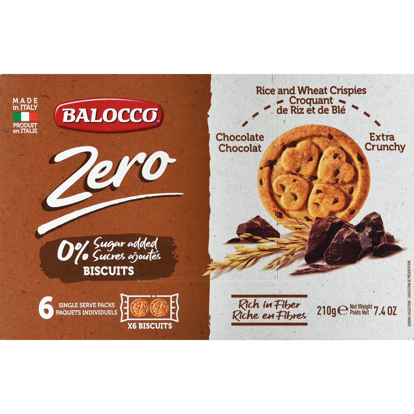 Balocco Zero Schokochips & Weizen 210 g