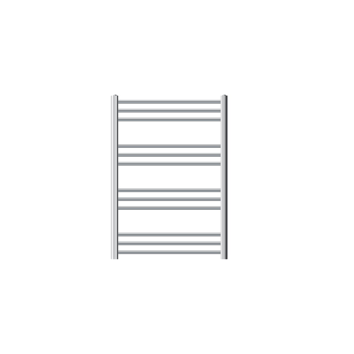 LuxeBath Sahara badkamerradiator, 750x800 mm, chroom, recht met zijaansluiting, designradiator, handdoekwarmer, handdoekdroger, handdoekradiator, handdoekradiator, badkamerverwarming