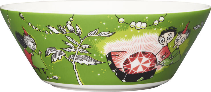 Moomin Arabia MUMI 15CM SKÅL TOFSLEN & VIFSLEN Grøn