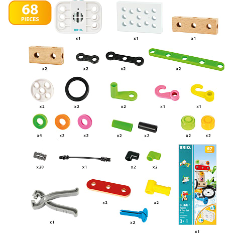 BRIO 34592 Builder legesæt med optager og afspiller