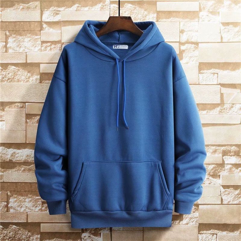 Acrius - Effen hoodie met kangoeroezak