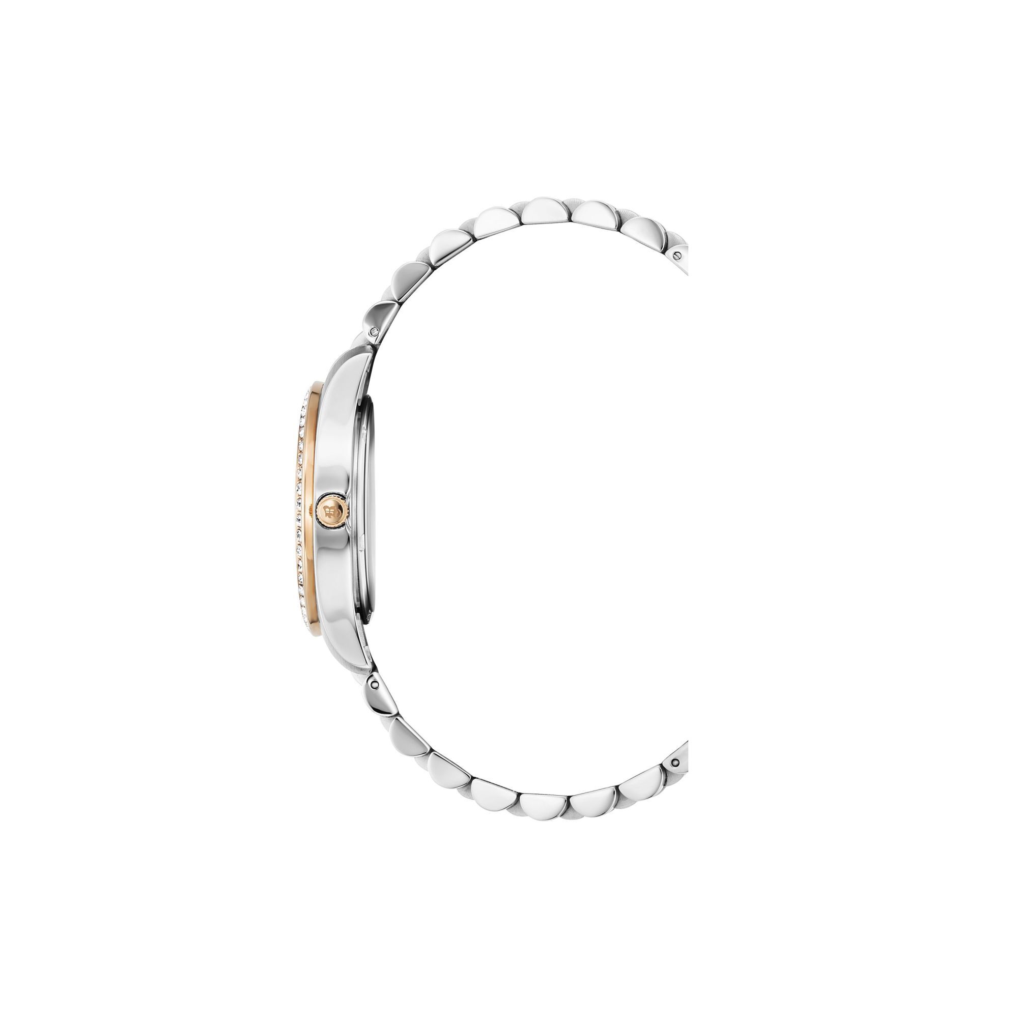 Jacques du Manoir Damen Armband Uhr Inspiration Glamour Edelstahl zweifarbig JWL01104