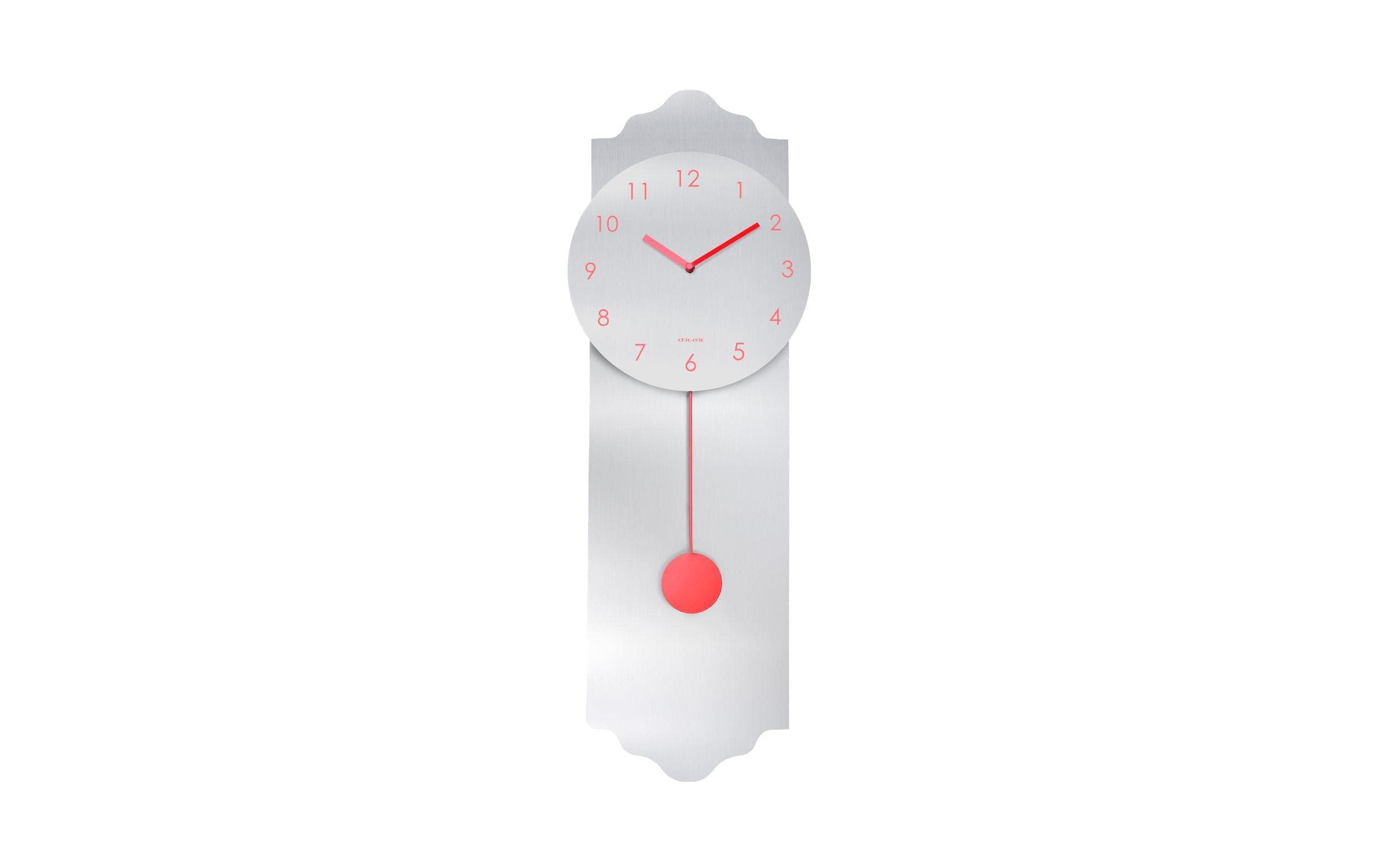 Pendelwanduhr »Chic Mic Pendelum Clock 24 x 70 cm« Batteriebetrieben