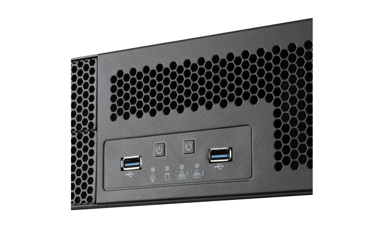Gehäuse SST-RM23-502<br>Industrielles 2HE-ATX-Rackmount-Speicherservergehäuse mit dualem 5.25-Zoll-Laufwerkschacht und USB-3.1-Gen1-Schnittstelle