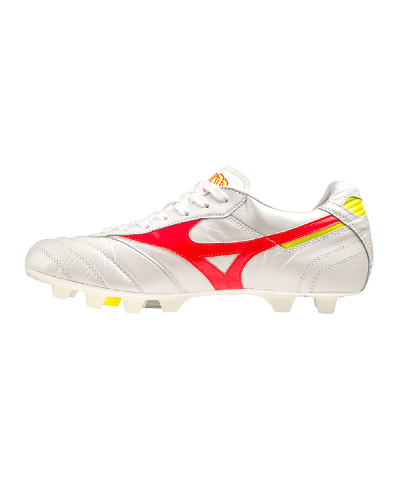 Mizuno Morelia II Made in Japan FG Release Weiss Rot Gelb F64