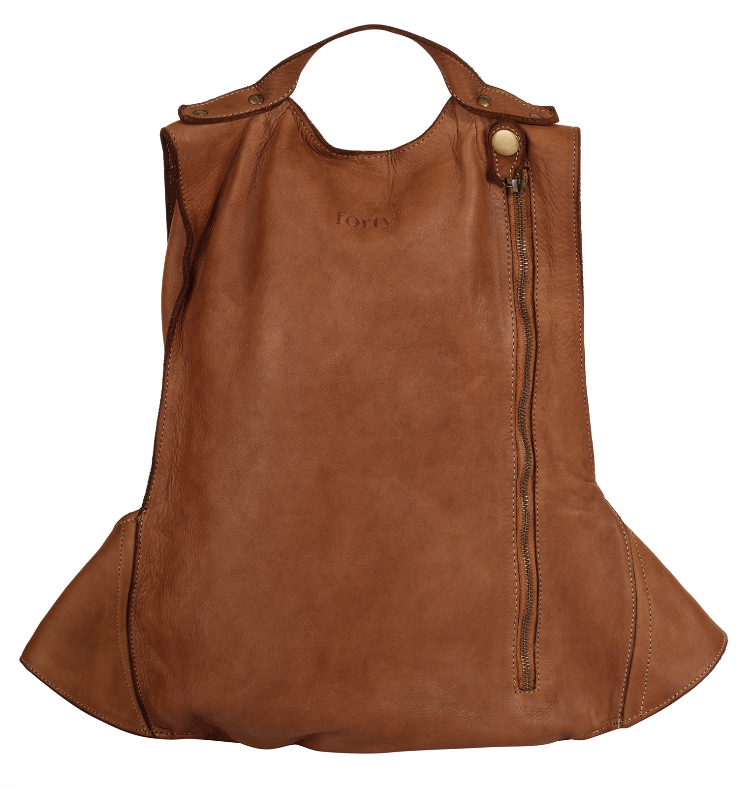 forty° Tagesrucksack echt Leder, Made in Italy