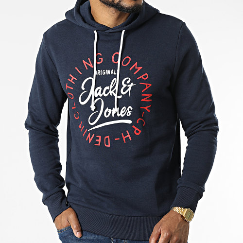 Sweat Capuche Simon Bleu Marine