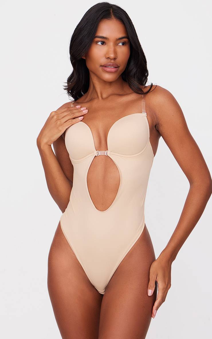 Nude Body Gainant À Décolleté Plongeant