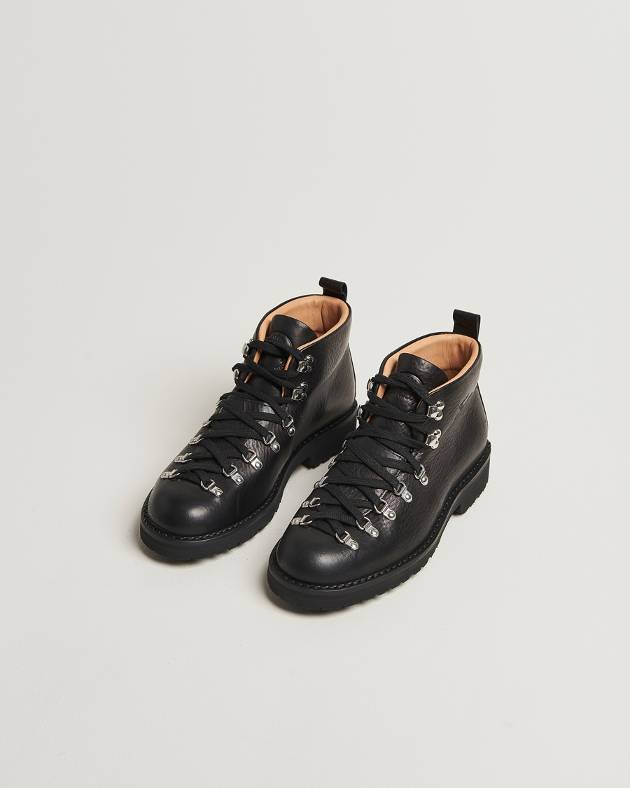 Fracap M120 Grained Leather Boot Black