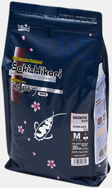 Saki hikari Growth Sinking M 3 kg | Groeivoer koi