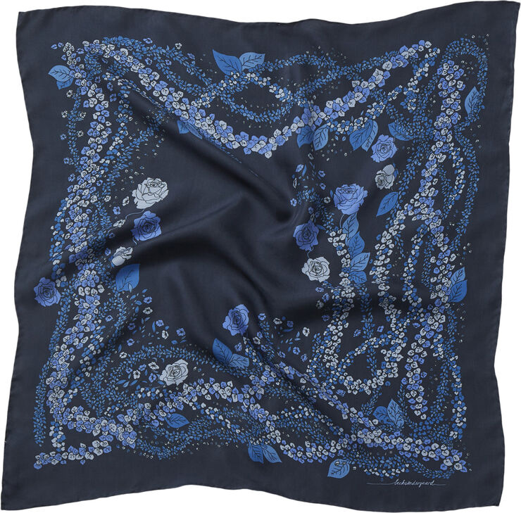Becksöndergaard Wintery Twill Sia Scarf Navy blazer