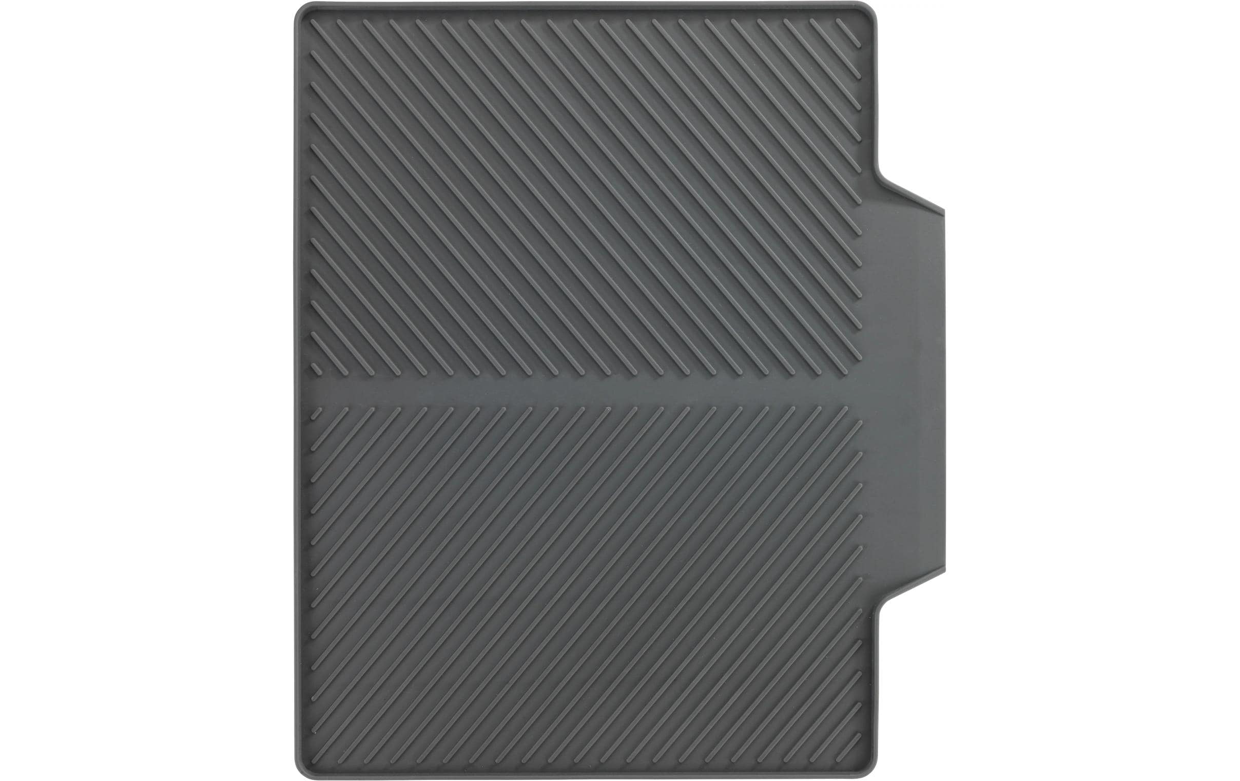 Abtropfmatte Nelia Maxi 34 x 3 x 40 cm, GrauTrockenmatte