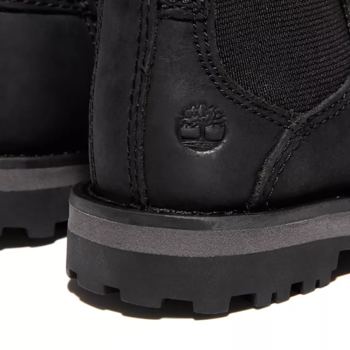 Bota Chelsea infantil Courma Kid na cor preta