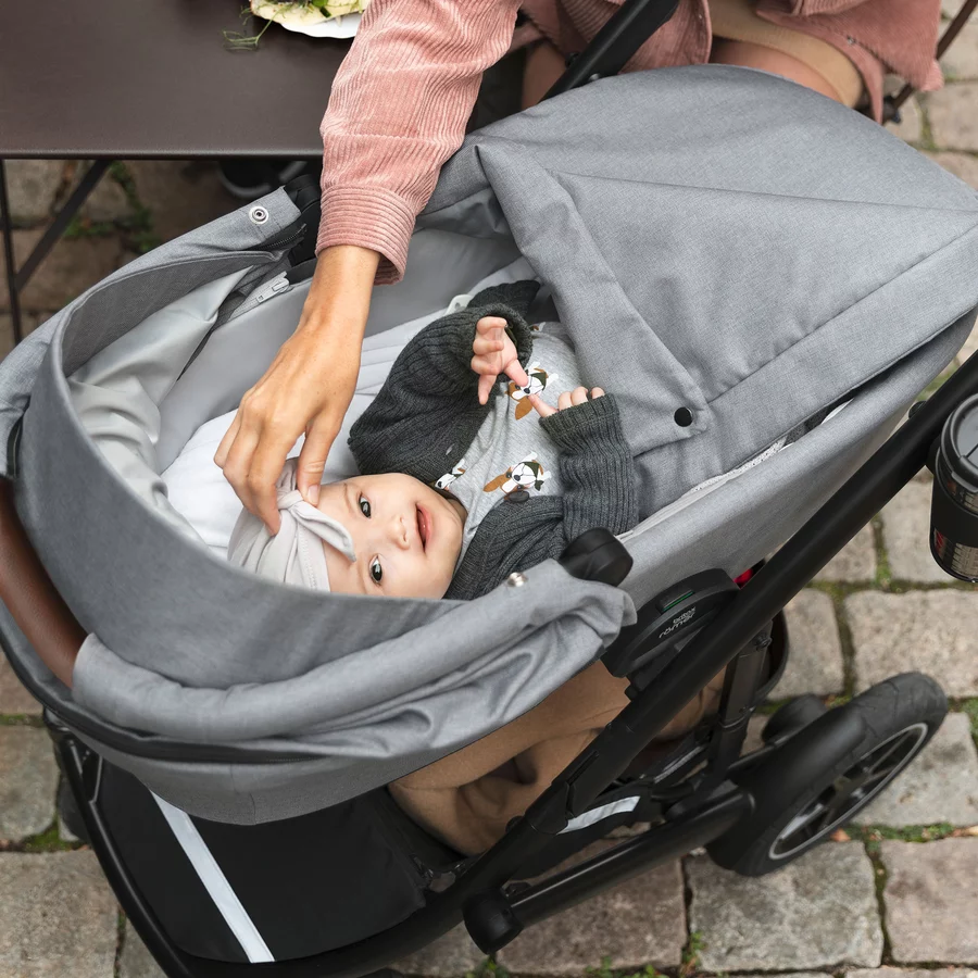 Britax Römer Kinderwagenaufsatz Smile III Fossil Grey, brown