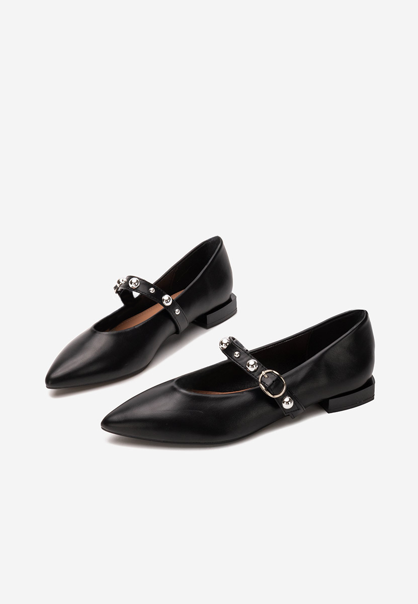Ballerines femme noirs Sorilia