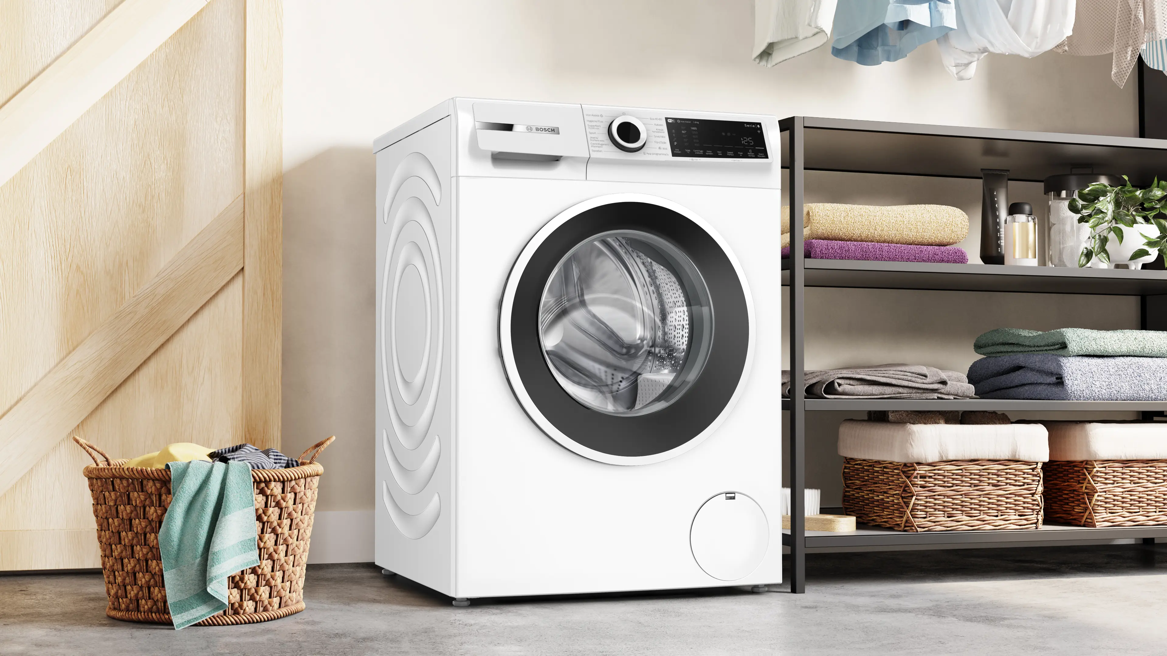 Serie 6 Wasmachine, voorlader 8 kg max. 1400 rpm