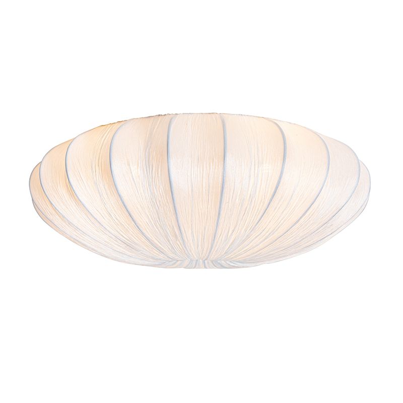 Smart plafondlamp wit zijden 60cm 5-lichts incl. 5 Wifi P45 - Plu
