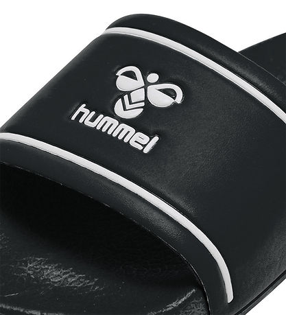 Hummel Badesandalen - Pool Slide Jr - Schwarz/Weiß