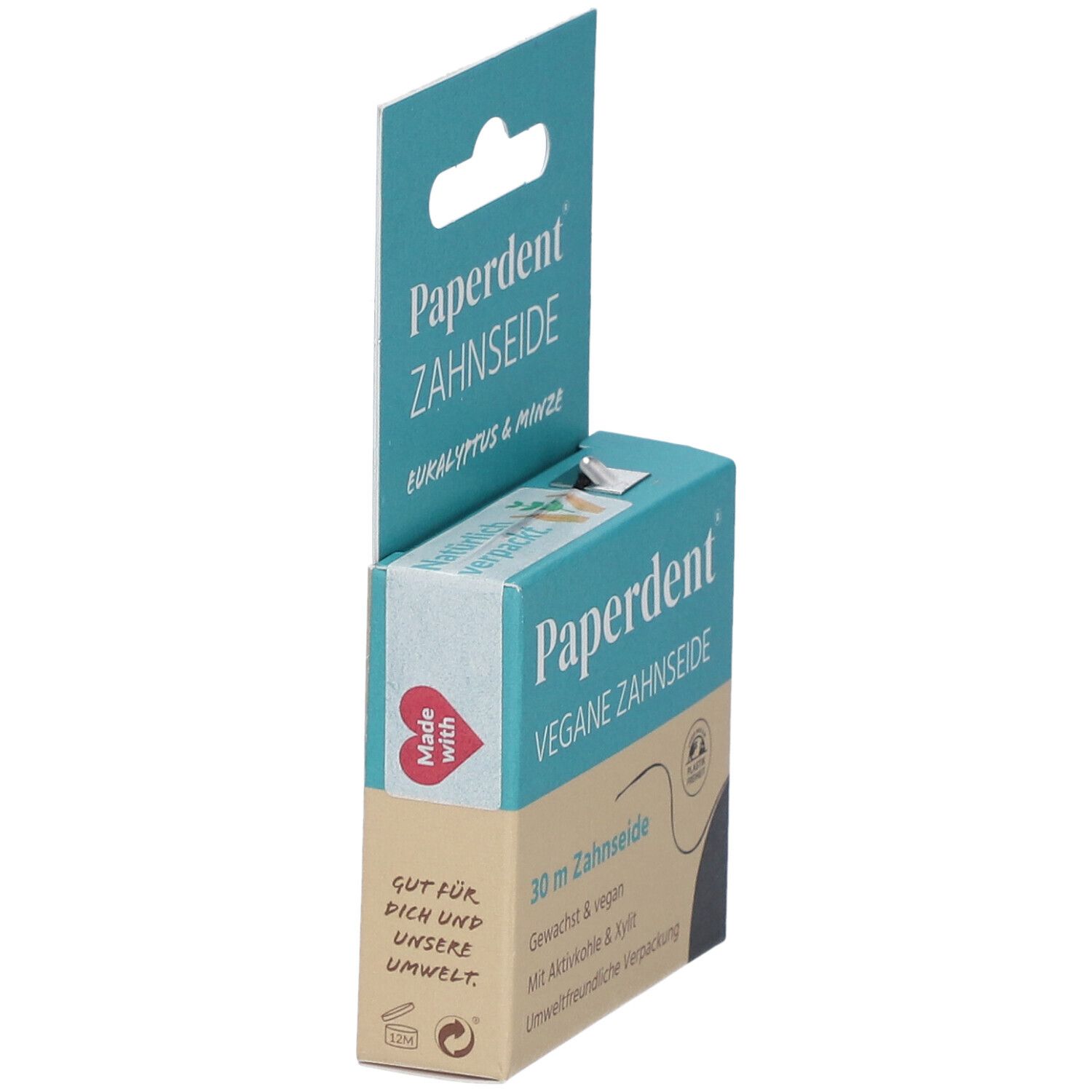Paperdent® Zahnseide vegan Eukalyptus Minze