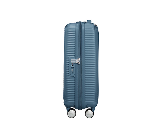 American Tourister Hartschalen-Koffer »Soundbox« Spinner 55, stone blue