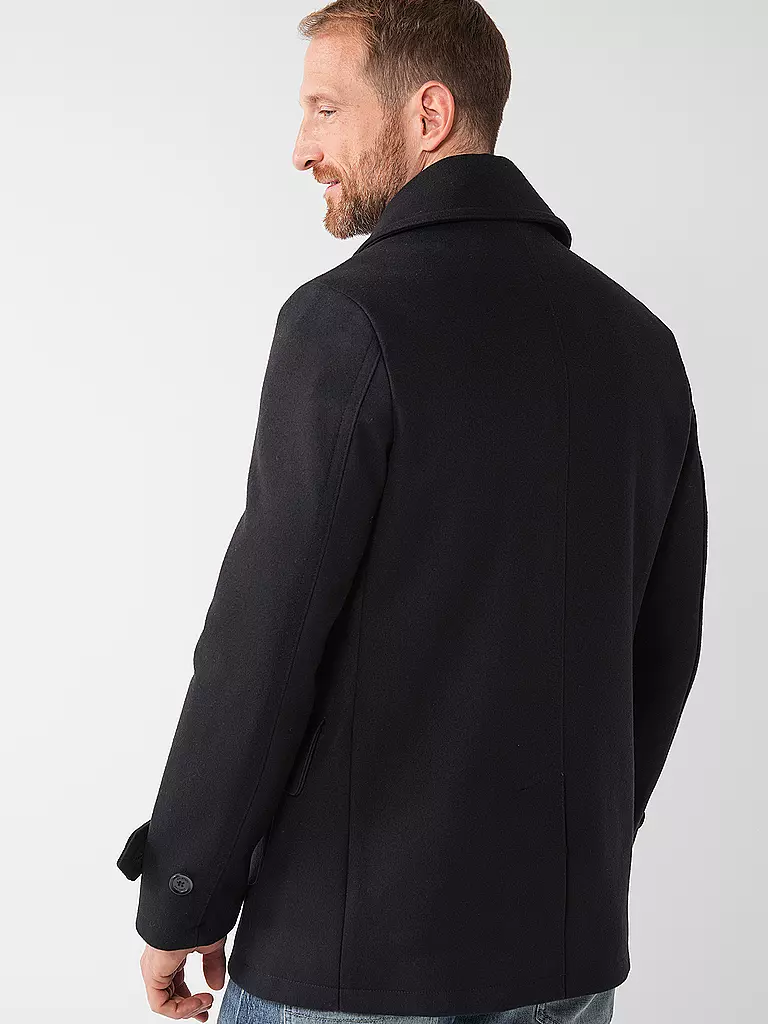 BELSTAFF Wolllmantel MILFORD PEA blau