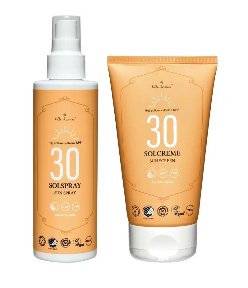 Lille Kanin - Sunspray SPF 30 200 ml + Lille Kanin - Sunscreen SPF 30 150 ml - Solcreme