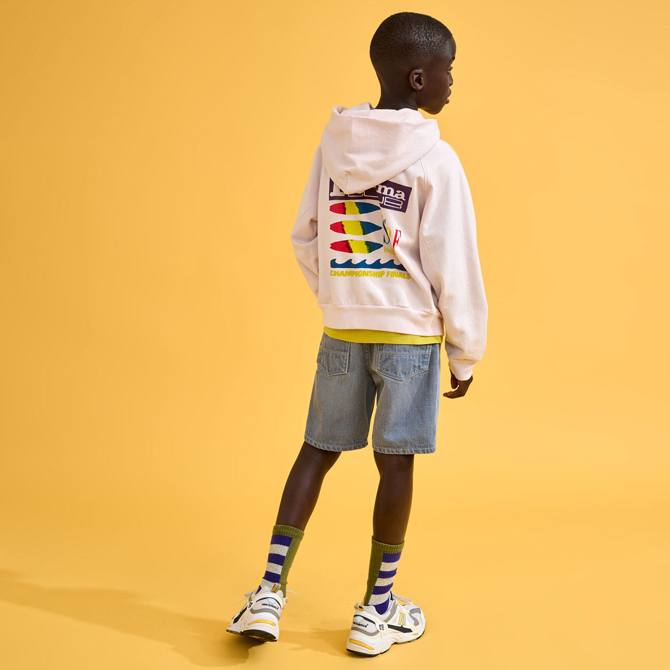 Bellerose Sweat à capuche 100% Coton Bio Conij crépuscule