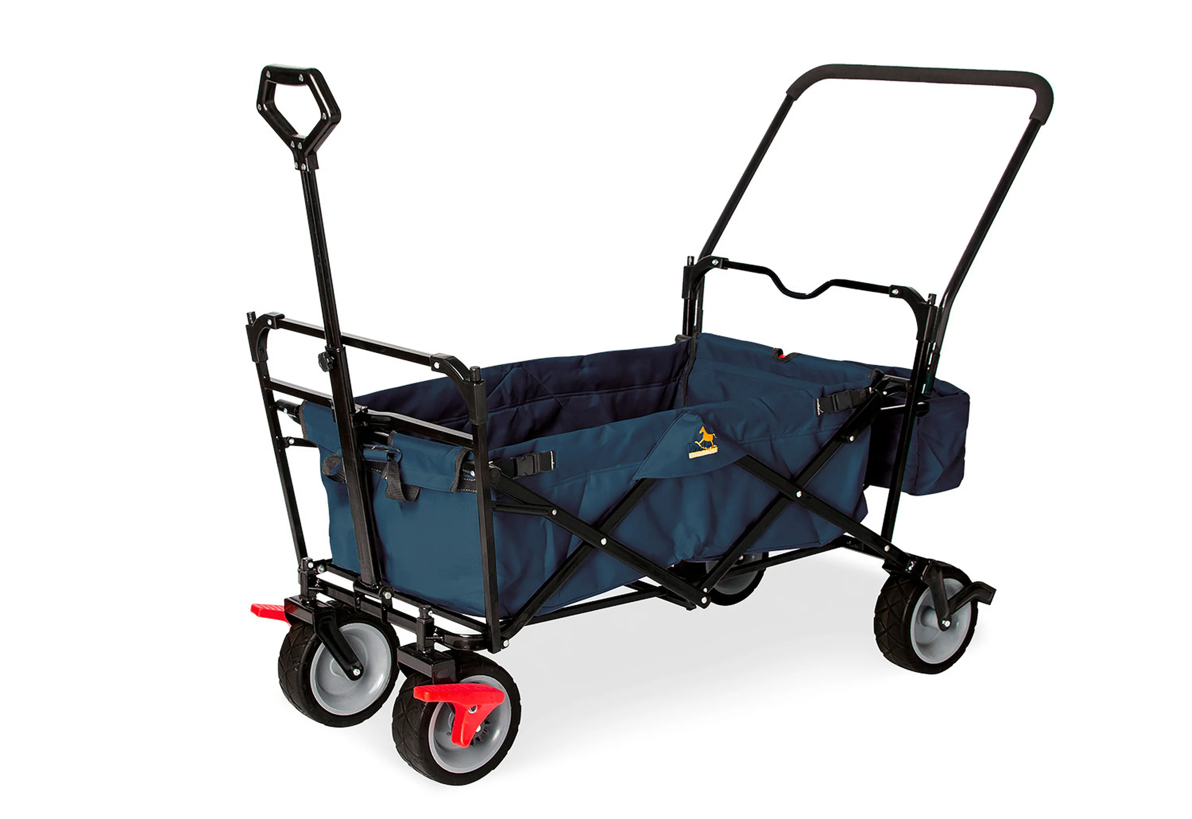 Pinolino Klappbollerwagen „Paxi dlx Comfort” mit Bremse, marineblau